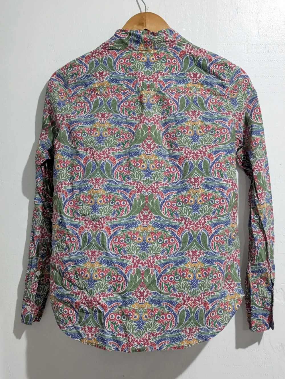 J. Crew Liberty Arts popover Meg's garden floral pullover button up blouse shirt